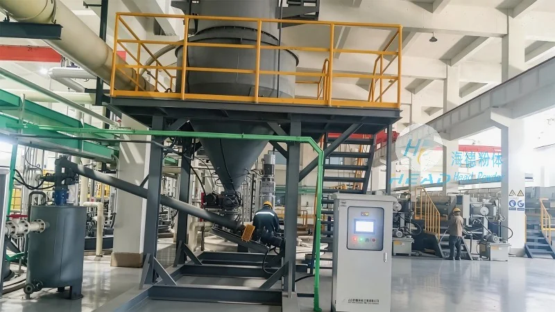 Kế hoạch vận chuyển bằng khí nén với bột bạc