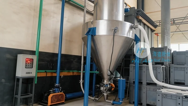 Kế hoạch vận chuyển bột bùn khô bằng khí nén