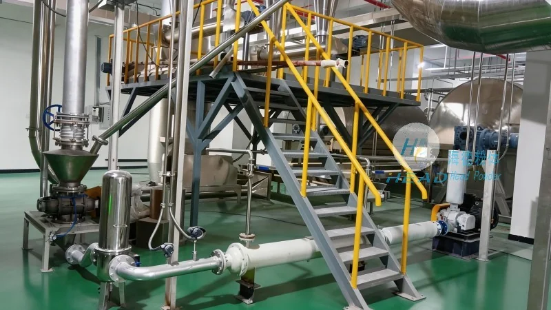 Phương pháp vận chuyển bằng khí nén với bột talcum