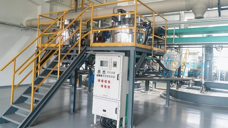 Phương pháp vận chuyển bằng khí nén với caprolactam