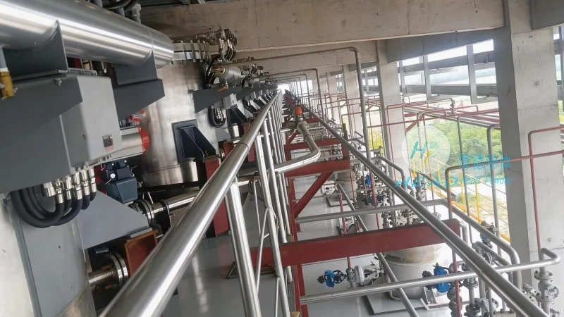 Phương pháp vận chuyển bằng khí thạch cao cacbonat