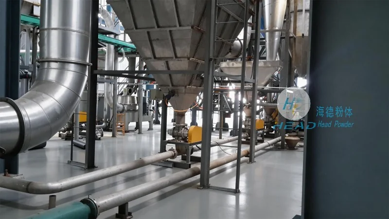 Kế hoạch vận chuyển bằng khí nén cho bột khoáng