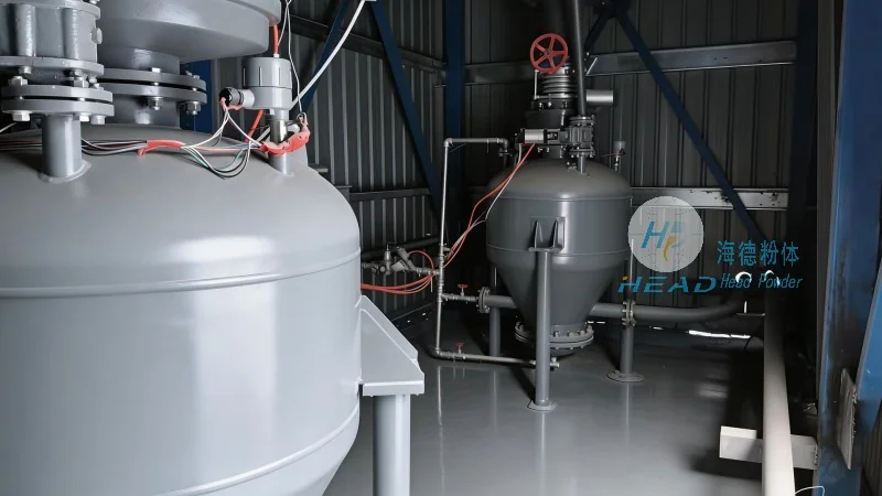Phương pháp vận chuyển khí cho bột siêu mịn kaolin