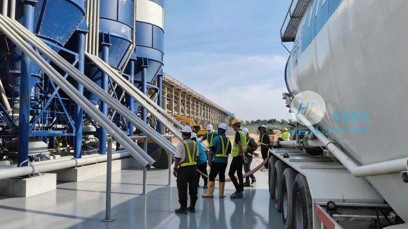 Kế hoạch vận chuyển bằng khí nén cho than đen trong lò đốt