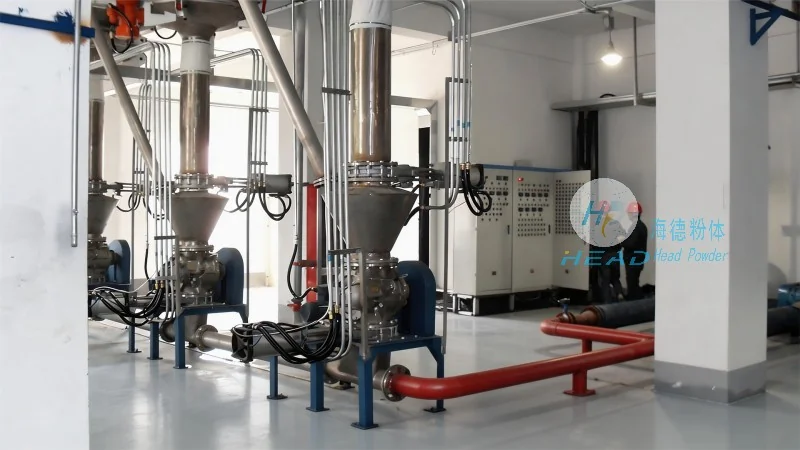Phương pháp vận chuyển bằng khí nén với bột sắt