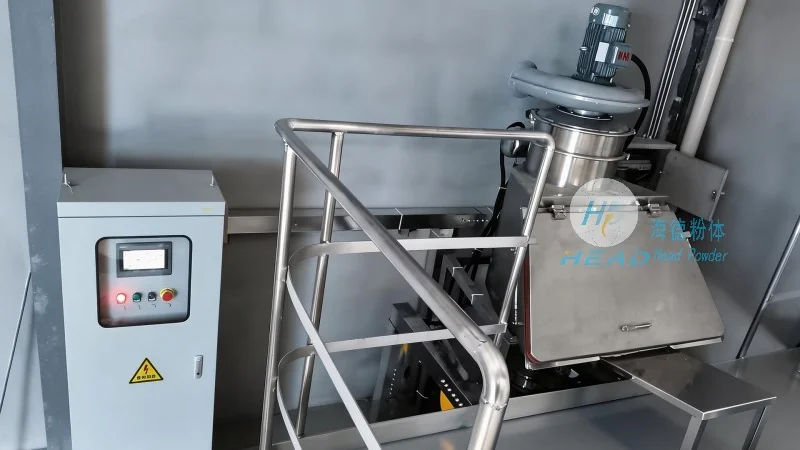 Phương pháp vận chuyển bằng khí nén cho bột polyimide