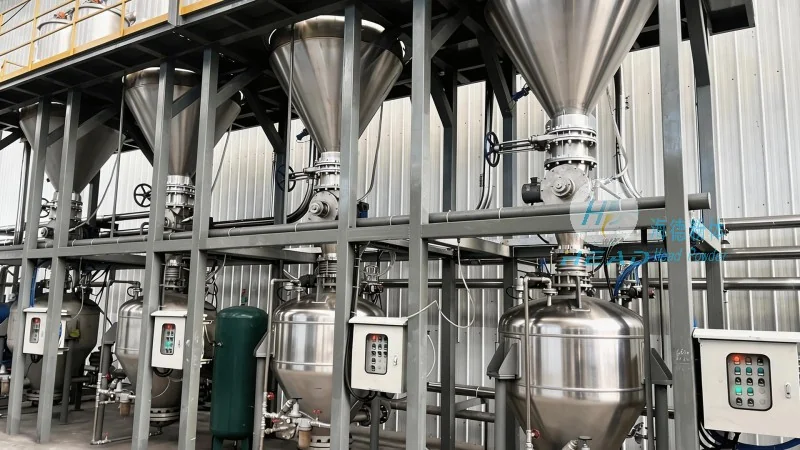 Bộ phận kỹ thuật vận chuyển tự động đóng cửa cho bột gốm ở Tyumen, Nga Bộ phận kỹ thuật vận chuyển tự động đóng cửa cho bột gốm ở Tyumen, Nga