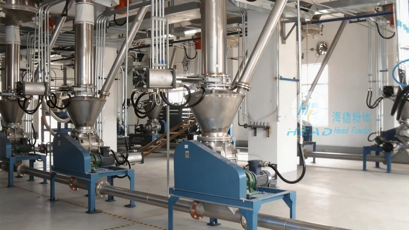 Phương pháp vận chuyển bột sinh khối bằng khí nén
