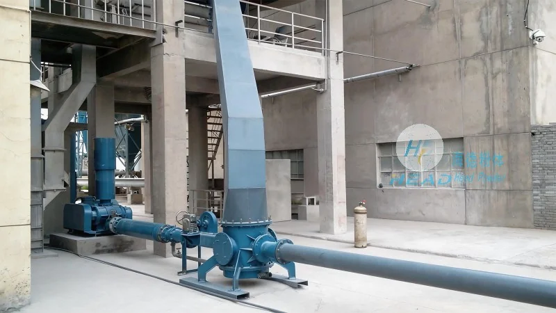 Ví dụ kỹ thuật về hệ thống vận chuyển đóng cửa cho bơm kho chứa bột đá vôi tại Nhà máy điện Kayseri ở Thổ Nhĩ Kỳ