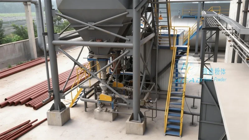 Ví dụ kỹ thuật về hệ thống vận chuyển khí chân không có tiêu chuẩn vệ sinh cho tinh bột ăn được trong muối, Jordan
