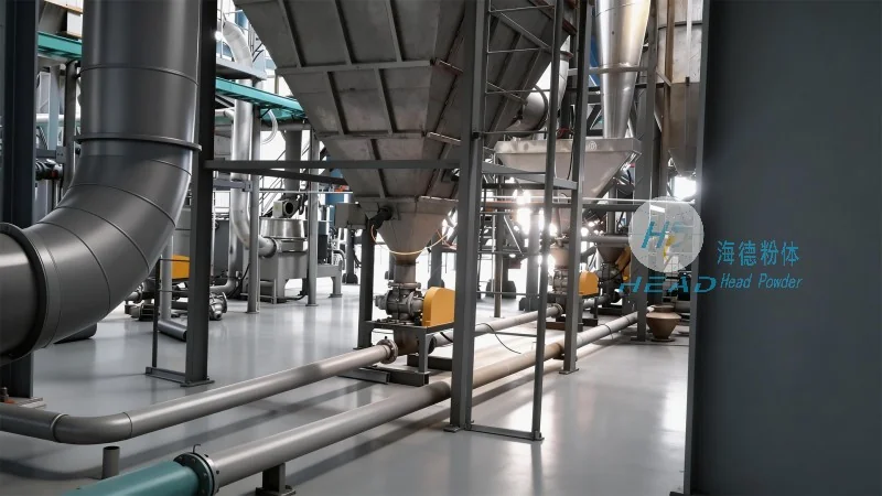 Phương pháp vận chuyển bằng khí nén cho bột oxit Đất hiếm