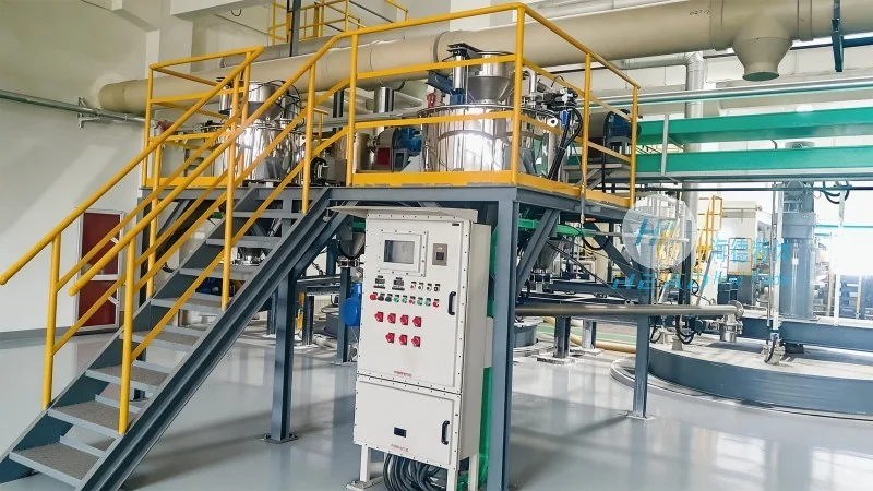 Phương pháp vận chuyển bằng khí nén cho bột xylitol