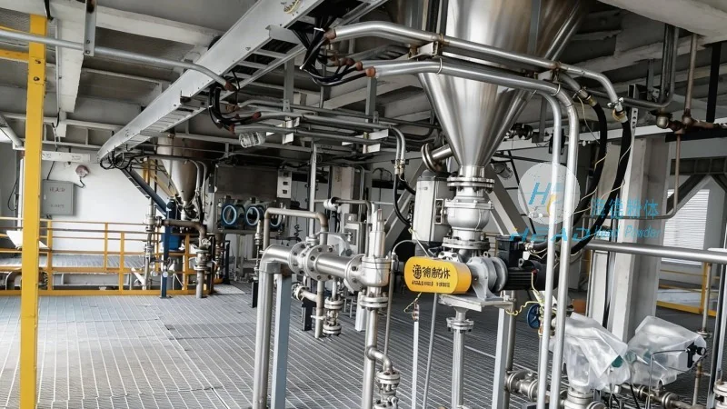 Phương pháp vận chuyển khí cho bột mica
