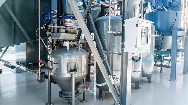 Kuwait Al Jahra Plastic Resin Powder Silo Pump Hệ thống vận chuyển pha đặc Kuwait Al Jahra Plastic Resin Powder Silo Pump Hệ thống vận chuyển pha đặc