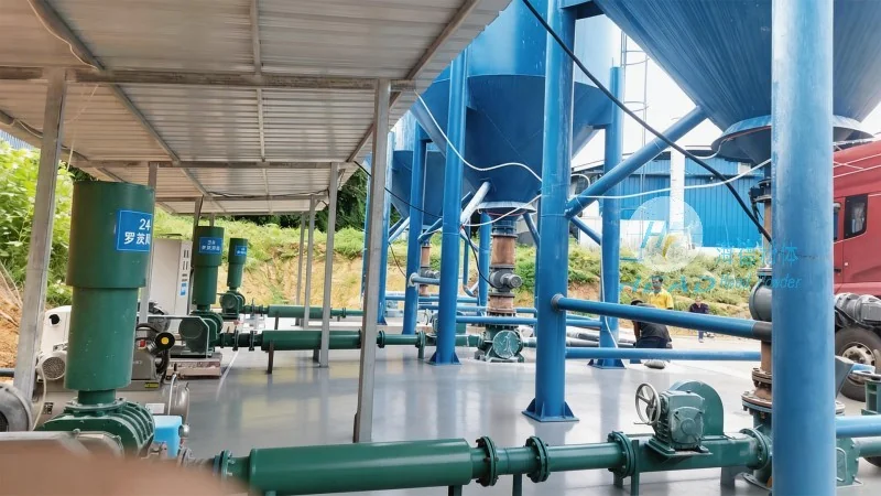 Phương pháp vận chuyển bằng khí nén cho bột polyimide