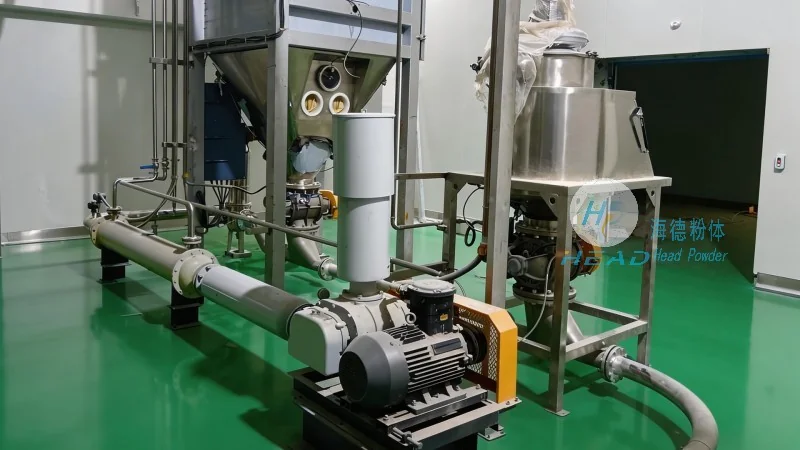 Phương pháp vận chuyển bằng khí nén cho bột polyimide