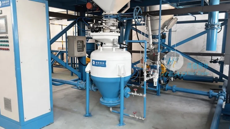 Phương pháp vận chuyển bằng khí nén cho bột alumina
